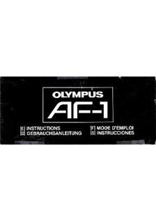 Olympus AF 1 manual. Camera Instructions.